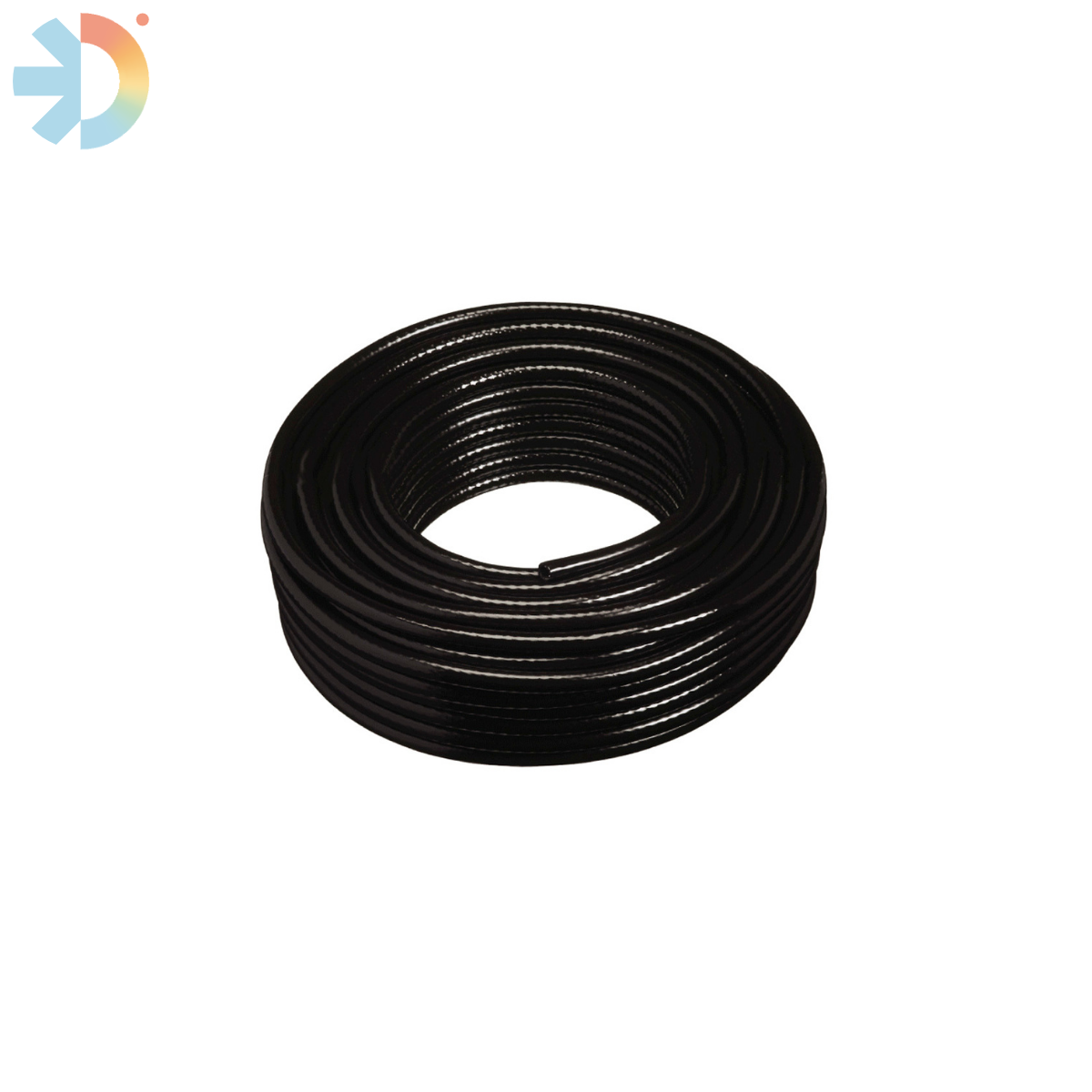 1/4 BLACK BRAIDED HOSE 30M